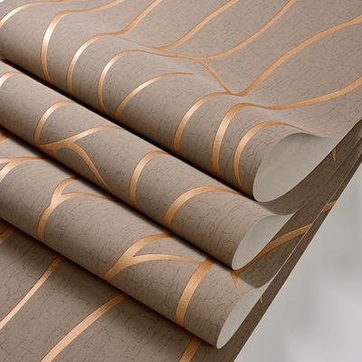 53cmX10m    Wood Stripe Wallpaper Background Wall Desk Cabinet Refurbished Stickers Waterproof Wallpaper