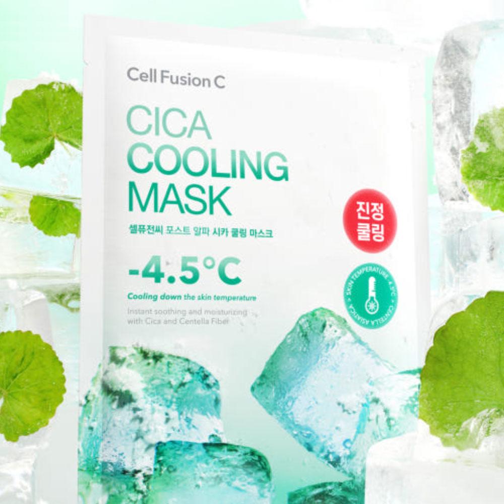 Cellfusion C Cica Cooling Mask Pack 27g, 1 Pack, 10 Pieces