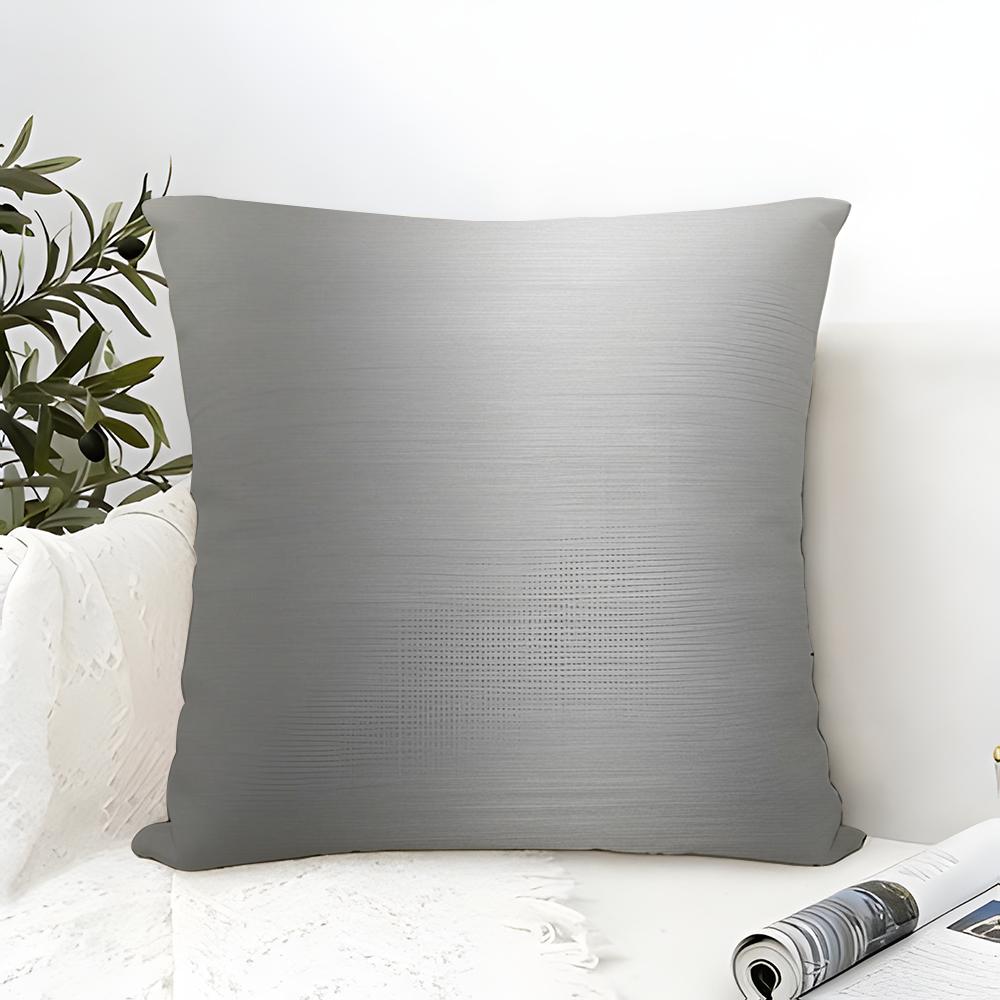 Minimal Metal Brushed Texture Pillow Case linen pillow case sofa home decor cushion cover cushion cove