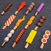 Children's Pretend BBQ Set: Kitchen Play Barbecue Skewers with Simulation Food