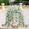 Artificial Violets Vine Flower Artificial Flowers Flower Vine Artificial Vine Flower Garland Fake Hanging Plant Garden Decor