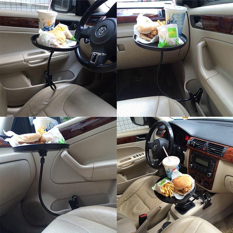 Useful Car Auto Mount Holder Stand Travel Drink Cup Coffee Table Stand Food Tray