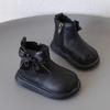 2025 Autumn/Winter Girls' Korean Style Ankle Boots - Fashionable, Soft Sole, Outdoor Martin Boots for Children