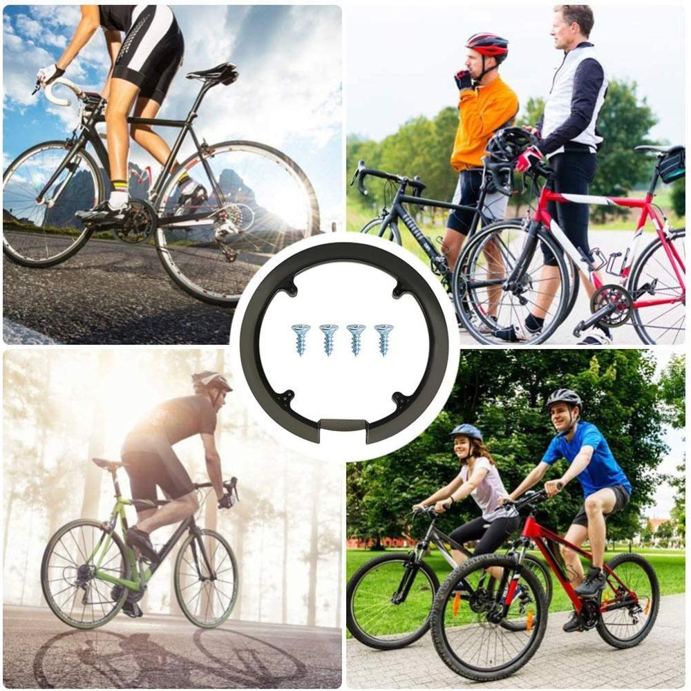 With 4 Screws Bicycle Sprocket Guard Lightweight Bike Crankset Protector Outdoor Cycling