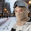 Ski Masque Motorcycle Hood Gear Fleece Thermal Face Masque For Snowboarding Work Hiking Commuting Riding Traveling Indoor