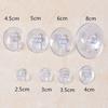30Pcs Transparent Suction Cup Hooks Reusable Heavy Duty Hooks for Kitchen Bathroom Shower Glass Mirror Car Window & Smooth Walls