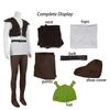 Kostiumy Cosplay Shrek Zielony Kapelusz Góra Shreka Skórzana Kamizelka Spodnie dla Mężczyzn Stroje na Występ Role Play Halloween Karnawał