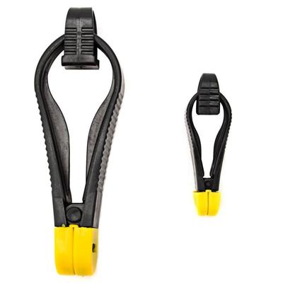 Cross Yellow Black U-Shaped Boat Fishing Clip Buckle