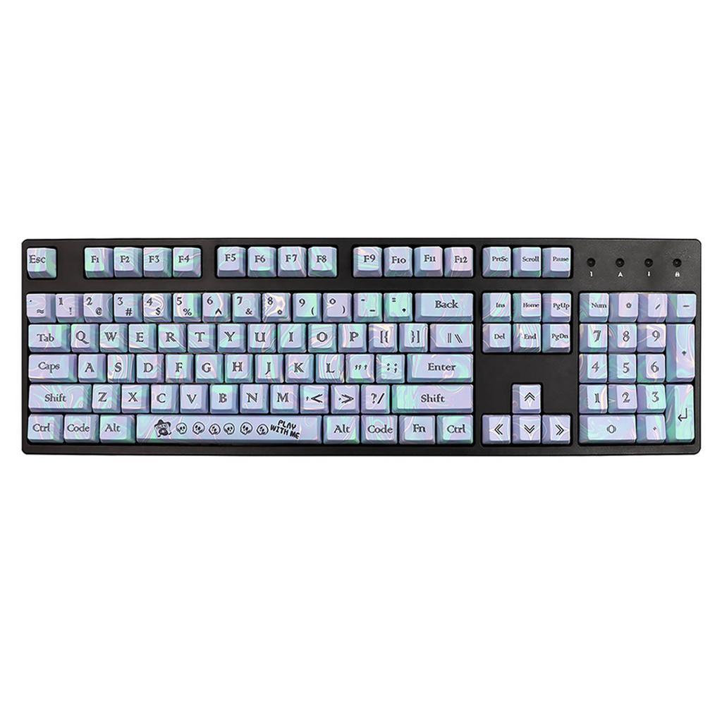 Conjunto de Keycaps 112 peças OEM Perfil ANSI ISO PBT Dye-Subbed Keycap para teclado mecânico