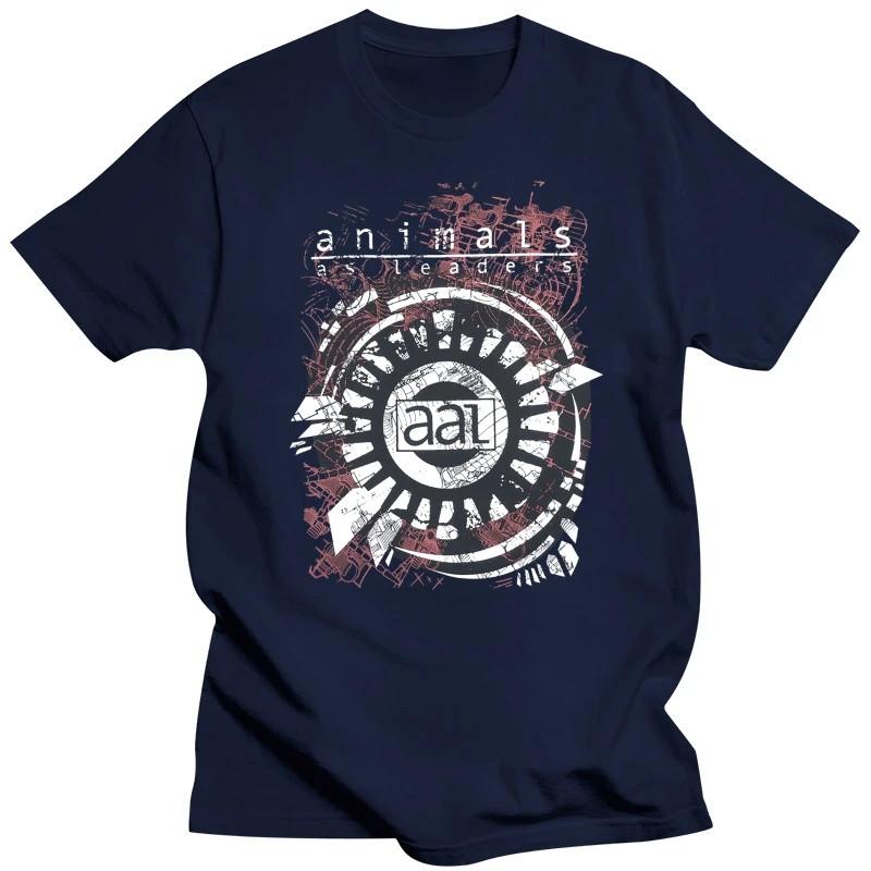 Vtg Animals as Leaders Band Heavy Cotton Navy Full Size Unisex Shirt BL081 S