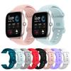 20mm Official Strap for Amazfit GTS4 Mini Soft Silicone Butterfly Buckle Band for Amazfit GTS 2 Mini 3 2E Outdoor Sport Band