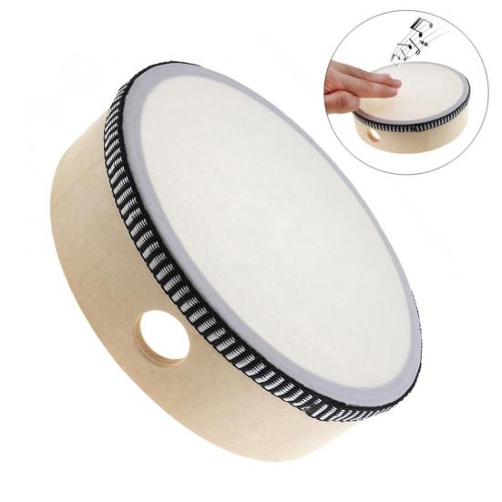 6inch Percussion Musical Instrument Tambourine Drum Round Children Kids Toy Gift