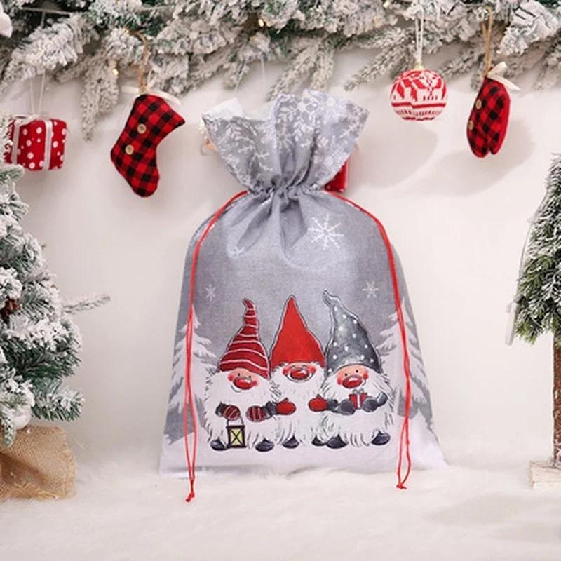 Christmas Party Decoration Supplies Faceless Doll Candy Bag Gift Pack Cartoon Forester Gift Fashion Accessories Home Decor Items