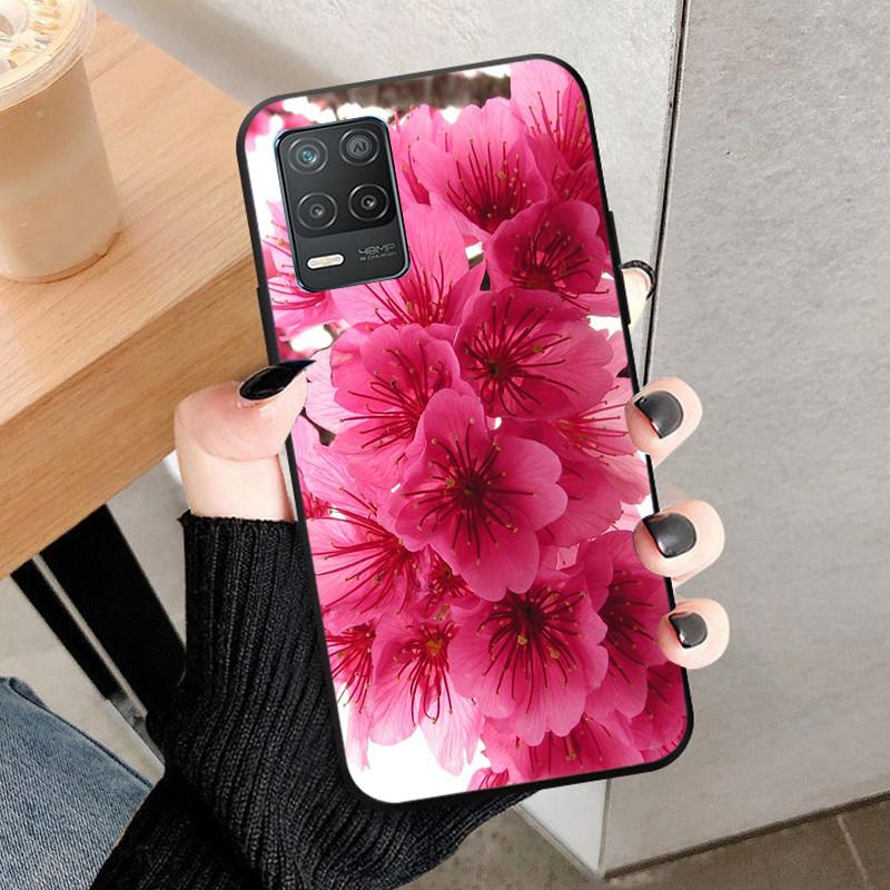 Für Realme 8 4G 5G Hülle 8 Pro Weiche Silikonhülle Für oppo Realme 8i RMX3151 Schwarzer Wolf Rückseite Für Realme 8Pro Handy Stoßfänger