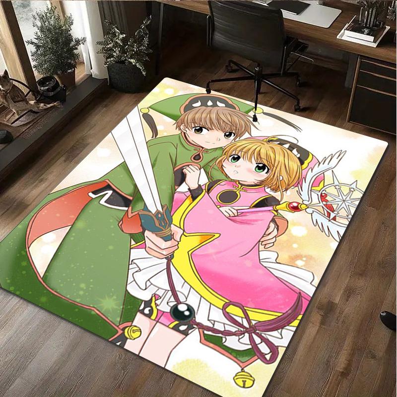 Anime Character Rug Carpet Office Decorative Carpet For Living Room Bedroom Door Mat Floor Rug Computer Chair Area Rug
