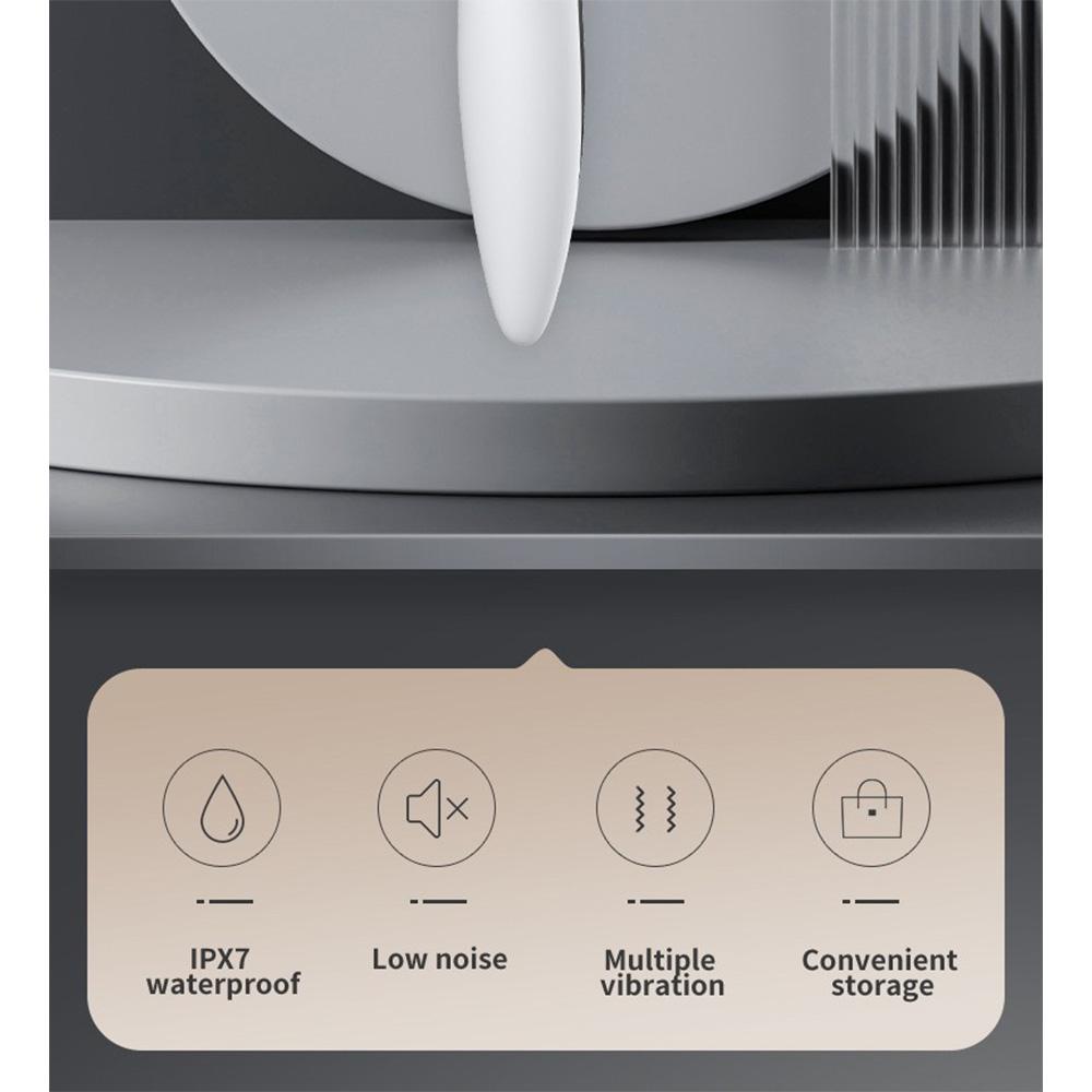 High Frequency Vibration Massage Stick 11 Modes Deep Tissue Rechargeable USB Fast Charge IPX7 Waterproof Portable Silicone Heads