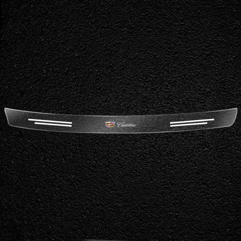 

Car Rear Bumper Trunk Load Edge Protector Guard Trim Transparent Sticker For Cadillac Escalade GT4 XT4 ATS XT5 CTS XTS RS