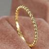 1-2mm Thin Stackable Ring for Women Stainless Steel Gold Plated Plain Wedding Band Comfortable Fit Size 5-10# Fashion Jewelry