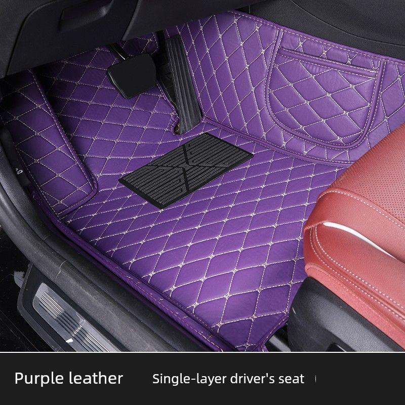 

Jeep Renegade Compass Driver s Car Floor Mat Wire Loop Mat Full Surround Special Car Mat Purple Single Layer [Main Driver]