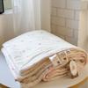 Lightweight Knitted Comforter Cute Cartoon Pattern Skin Friendly Thin Summer Quilt Air Conditioner Duvet for Home