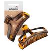 Ebelin Chic T-Shell Hair Clip with Cut-Out Design - 2-Piece Fashion Hair Accessory Set