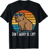 Dont Worry Be Capy Capybara Retro  Boys Kids Youth  T-Shirt
