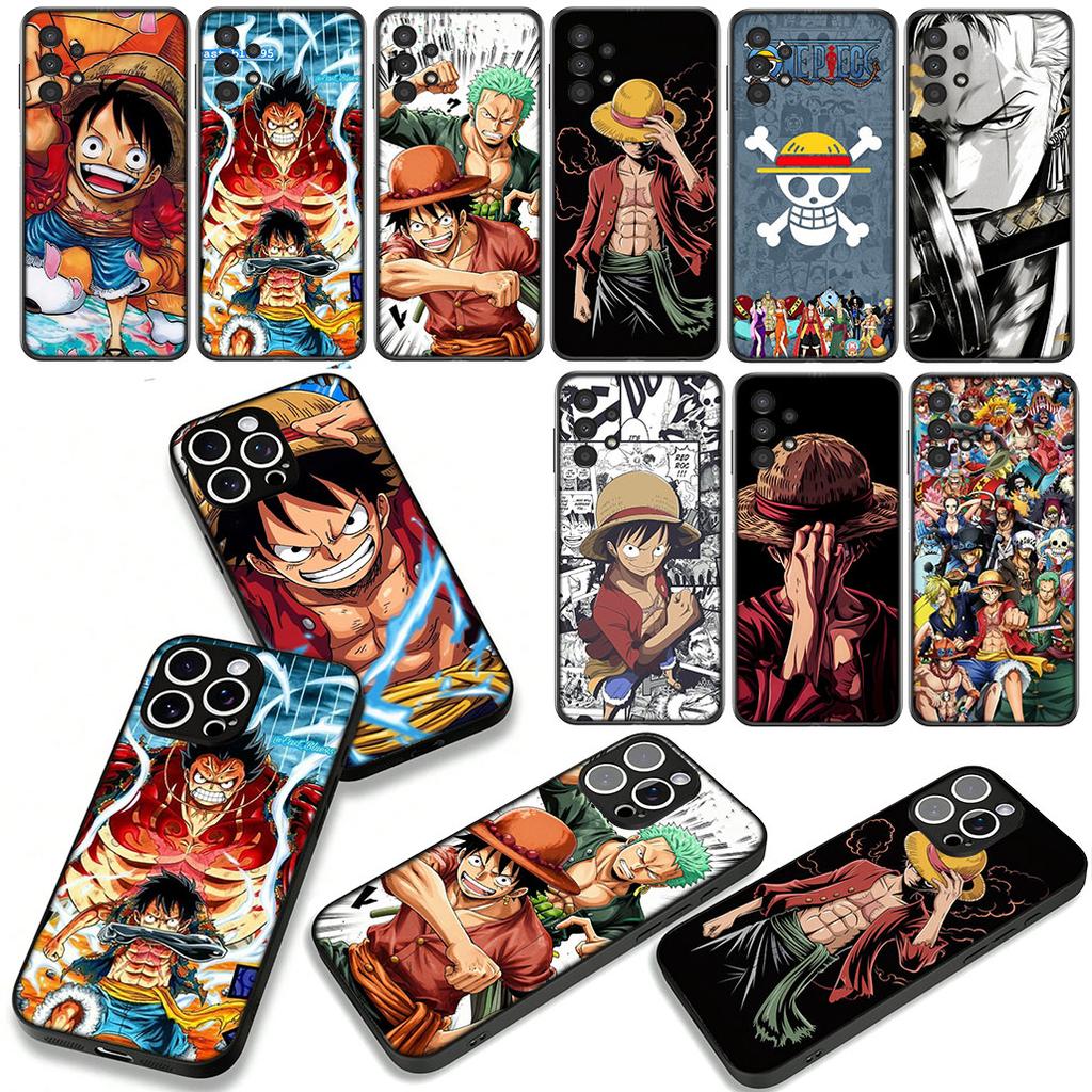 Luffy One Sanji Piece Roronoa Zoro for Samsung Galaxy A36 A17 A26 A07 A35 A54 A53 A13 A33 A34 S8 S9 S20 S21 FE S10 Plus Case