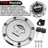 Dla Honda CB400F CB600F CB750 CB1000 CB900 CB919 CB1300F CB1300S CB1100SF CB1000R CBF500 CBF600 Korek Paliwa z Kluczykiem i Osłoną Zbiornika