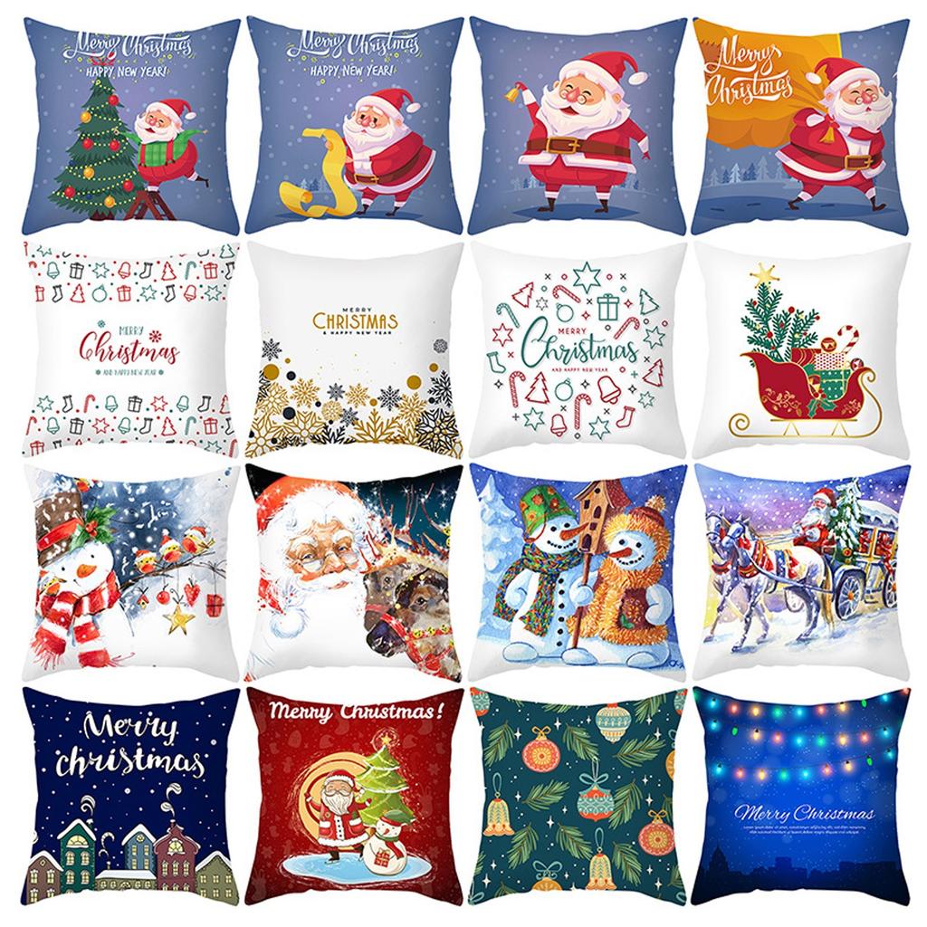 Christmas Pillowcase Christmas Decoration Interior Pillowcase