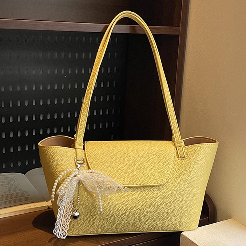Foreign sense niche wing bag women's new Korean version simple fashion tote bag casual commuter underarm shoulder bag