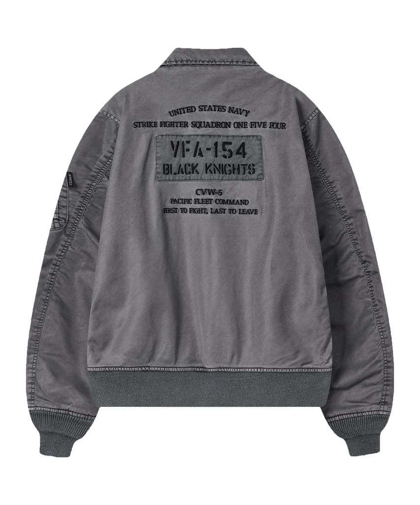 Avirex Fade Nylon Cwu-36P Jacket / 7836152002 Charcoal