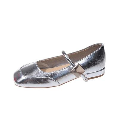 2026 Mary Jane Shoes for Women New Medium Heeled Fashion Women Single Shoes Comfortable and Soft Red Ballet Shoes