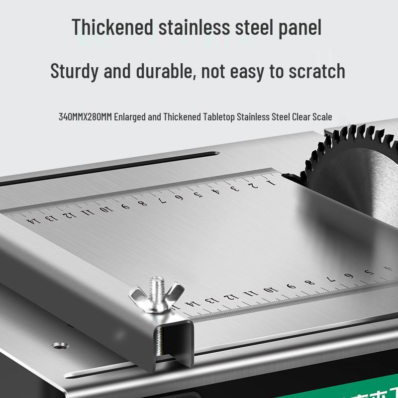 Compact High-Power Mini Electric Table Saw for Woodworking and Renovation