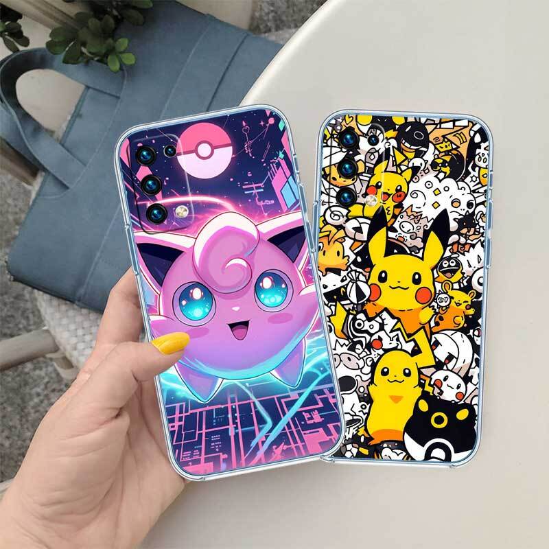 POKEMON Cartoon Phone Case for Motorola Edge 20 30 S30 40 50 Fusion Lite Plus Pro Ultra Neo One Action Zoom Hyper Power Macro Vision