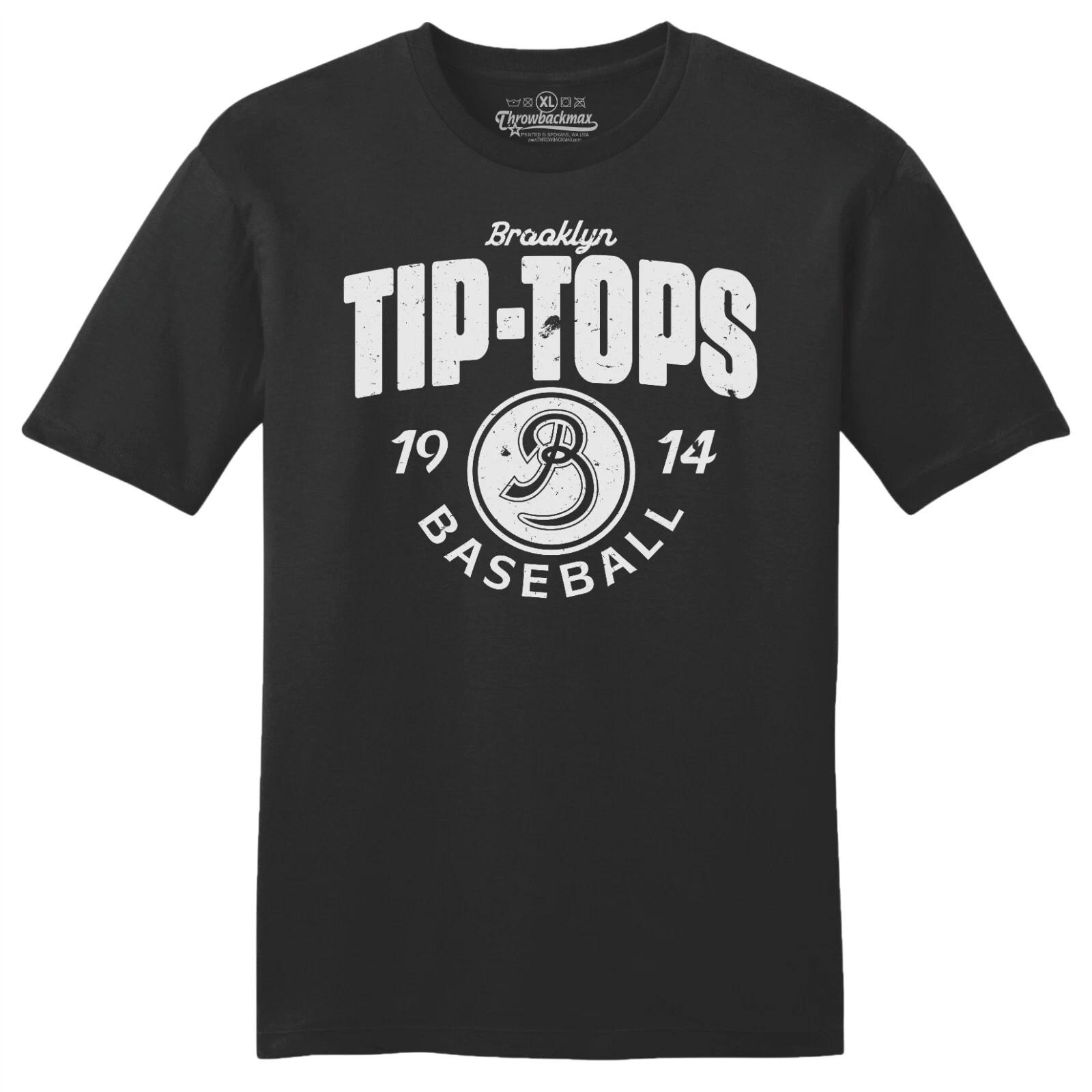 Brooklyn Tip-Tops 1914 Baseball TRI-BLEND Tee Shirt - Dodgers, New York Yankees XL