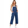 Plus Size Women's Casual Loose Denim Overalls