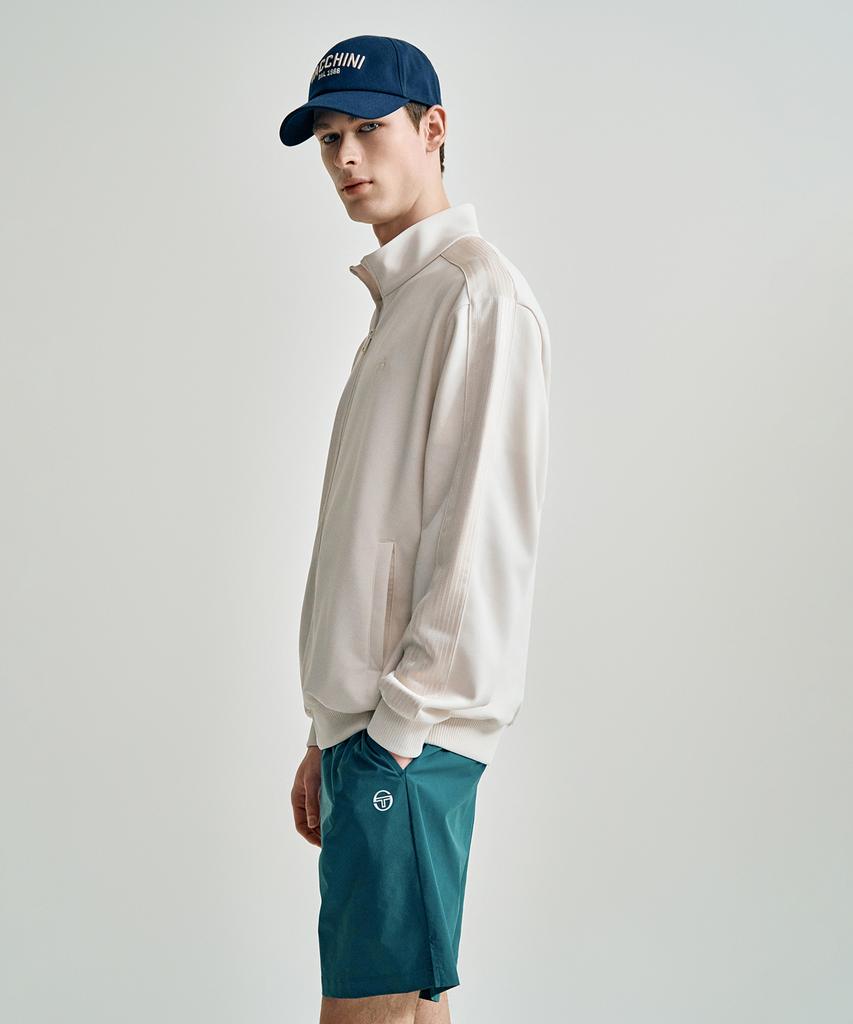 SERGIO TACCHINI U Lettering Cotton-Like Ball Cap (Navy)
