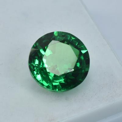 10.60 Ct NATURAL Green Tsavorite Garnet Round Cut CERTIFIED Loose Gemstone