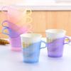 10pcs Anti-Scald Insulated Disposable Paper Cup Holder Heat Resistant Paper Cup Stand  Pantry