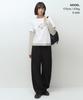 MUSINSA STANDARD WOMAN [Ohesio Collaboration] Layered Long Sleeve T-Shirt [White]