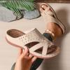 Fashion Womens Shoes Summer Hollow Wedge Sandals for Women New Arch Support Sandals Female Comfortable Non Slip Platform Sandalias Mujer