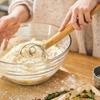 Danish Dough Whisk Stainless Steel Hand Mixer Blender Egg Beater Poking Bar Pastry with Wooden Handle Baking Tools
