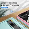 For Google Pixel 7a Case Military Grade Ring Kickstand PC + TPU Phone Cover