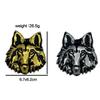 Haval Big Dog 3D Metal Emblem - Creative Decorative Car Sticker with Dog Head Design