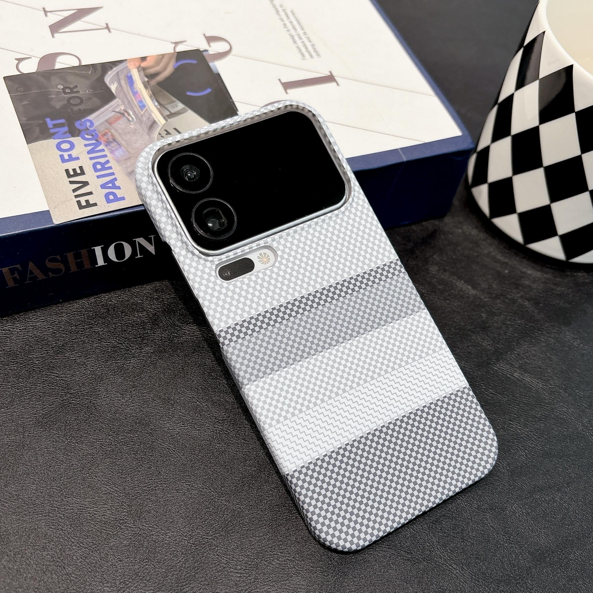 

Magnetic Kevlar Pattern Carbon Fibre Leather Phone Case For Xiaomi 15T Pro 17 Pro Max For Magsafe Wireless Charging Cover xiaomi 15T Pro