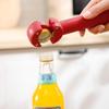 1 STK Roterende lokk i rustfritt stål av krukkeåpner Justerbar flaskelokkåpner Arbeidsbesparende glassflaske hermetisert for kjøkkenutstyr