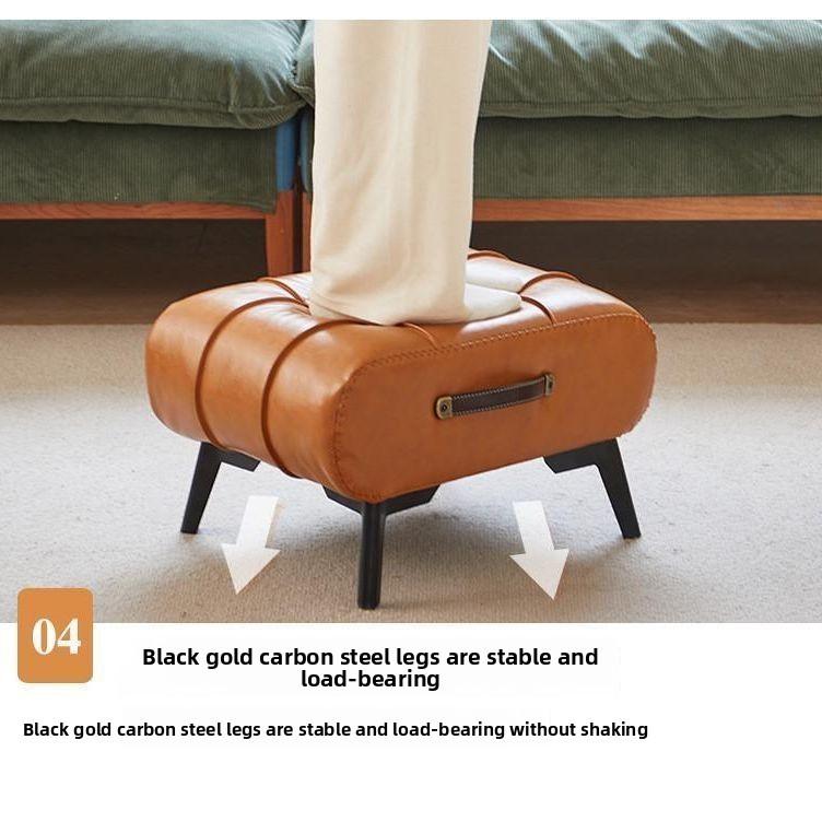 Modern Home Entryway Shoe Bench With Soft Upholstery For Kids Adults And Elderly