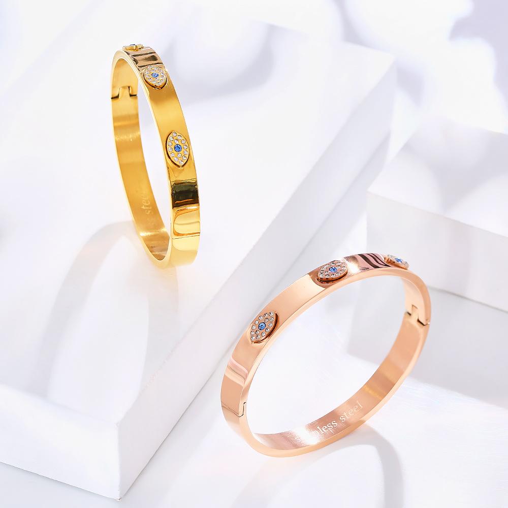 Personalized Bracelet Classic Versatile Devil's Eye Bracelet Fashion Diamond-inlaid Eye Bracelet