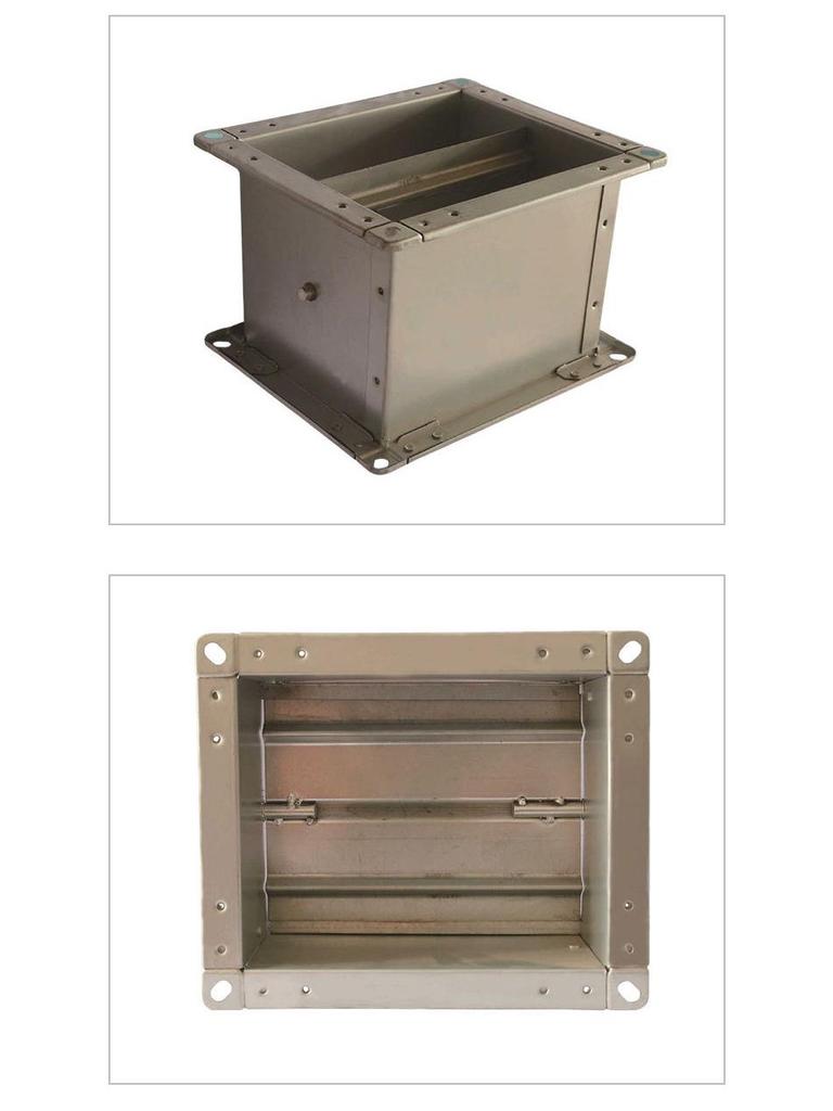 Aluminum Alloy Multi-Blade Airflow Control Valve Ventilation Duct Damper