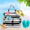 Beach Tote Bag Waterproof Foldable Large Capacity Lightweight Portable Travel Storage Bag for Outdoor Swimming Vacation